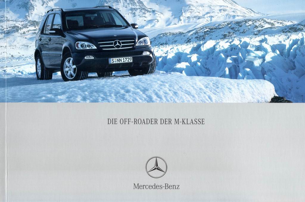 Mercedes-Benz W163 Katalog Die Off-Roader der M-Klasse